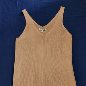 Elizabeth & James summer sweater sz XL shell pink ribbed knit NWOT